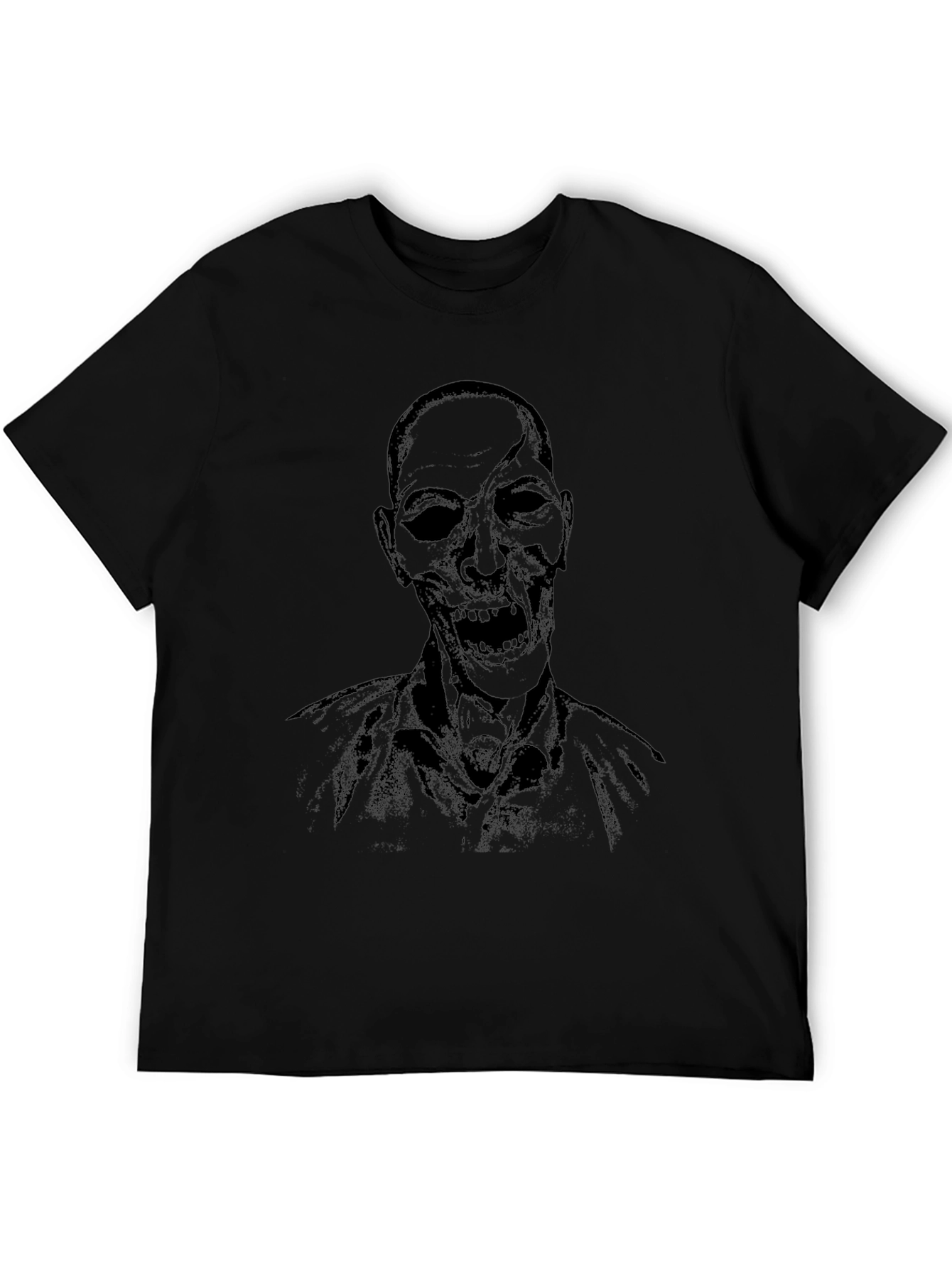 Zombie Graphic T-Shirt - Mens Black Tee
