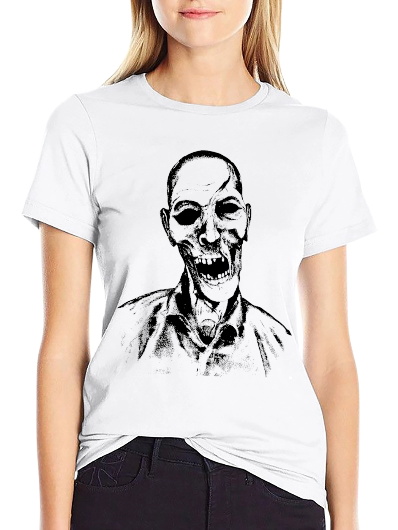 Zombie Graphic T-Shirt - Mens Black Tee