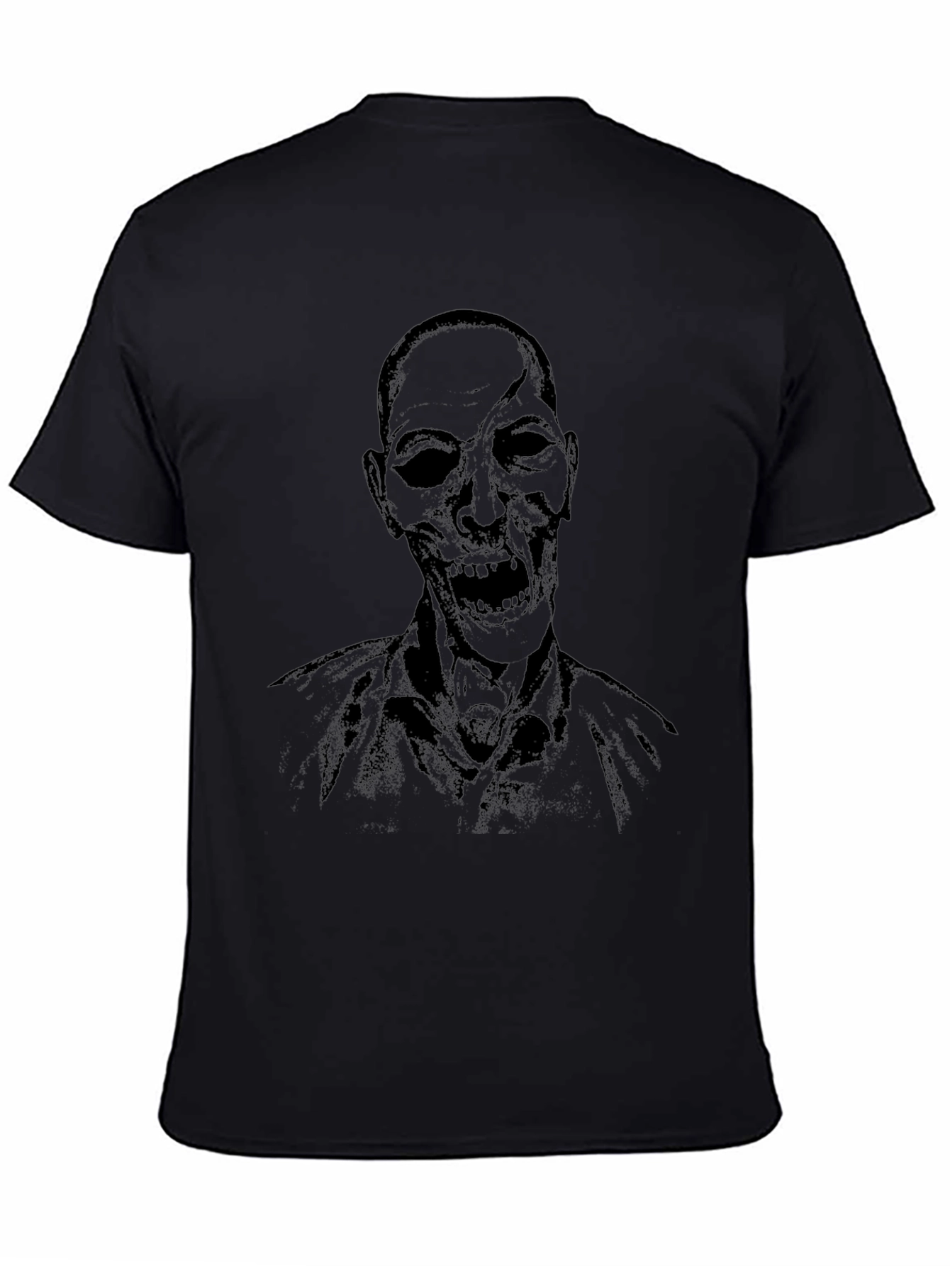 Zombie Graphic T-Shirt - Mens Black Tee