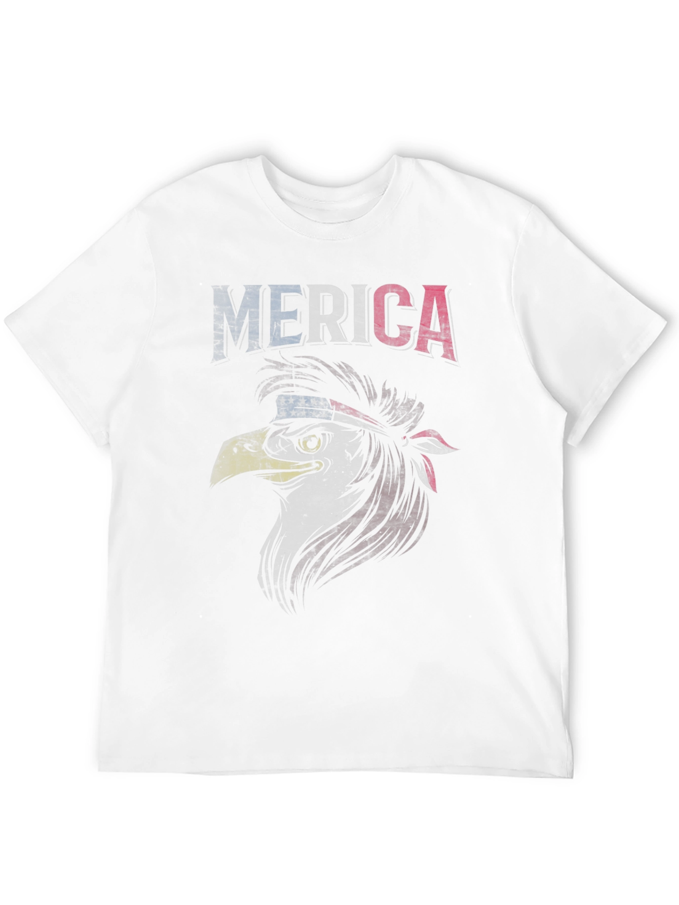 American Eagle Graphic T-Shirt Patriotic USA Flag