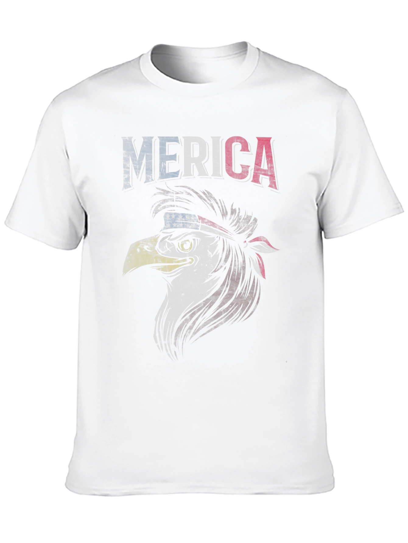 American Eagle Graphic T-Shirt Patriotic USA Flag