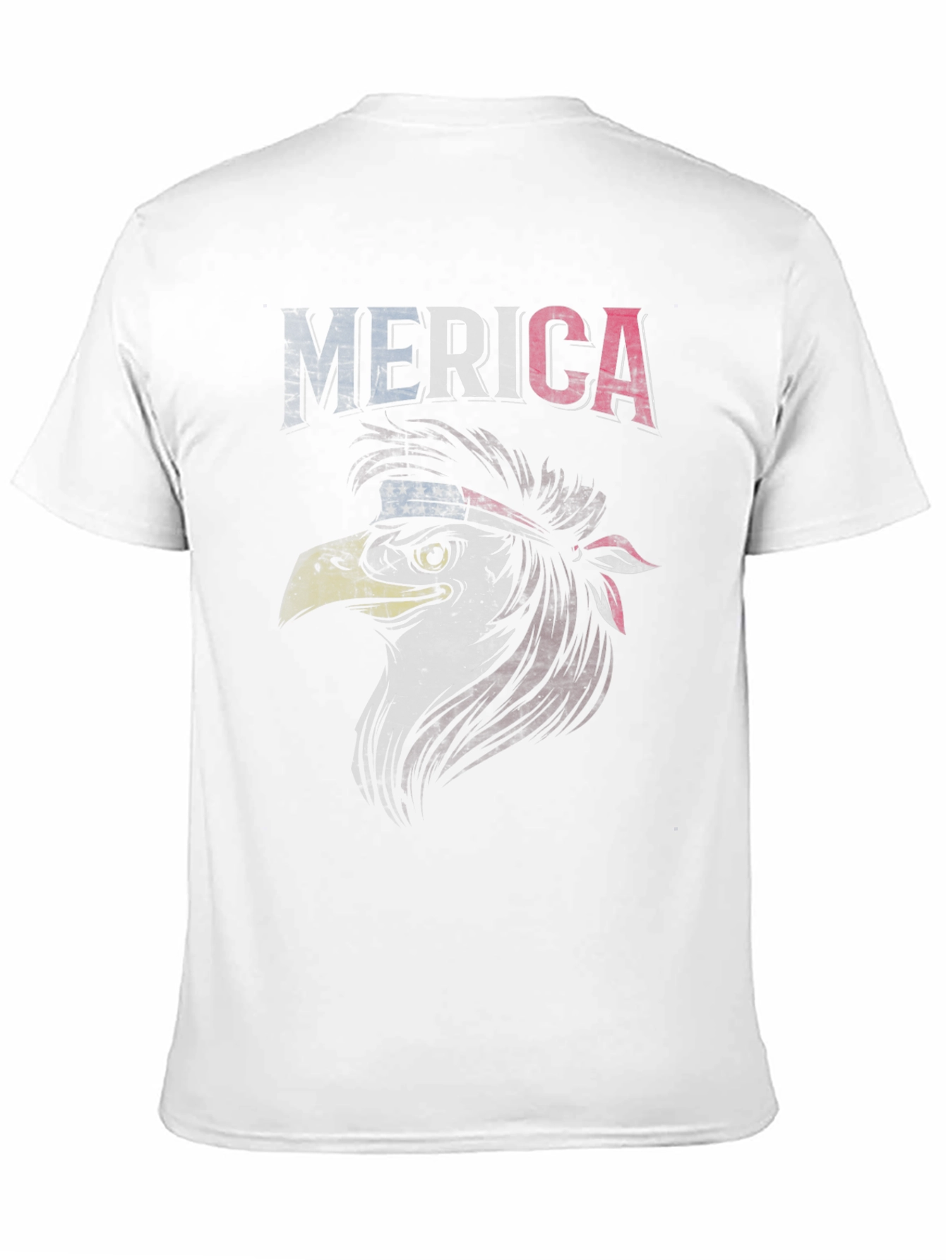 American Eagle Graphic T-Shirt Patriotic USA Flag