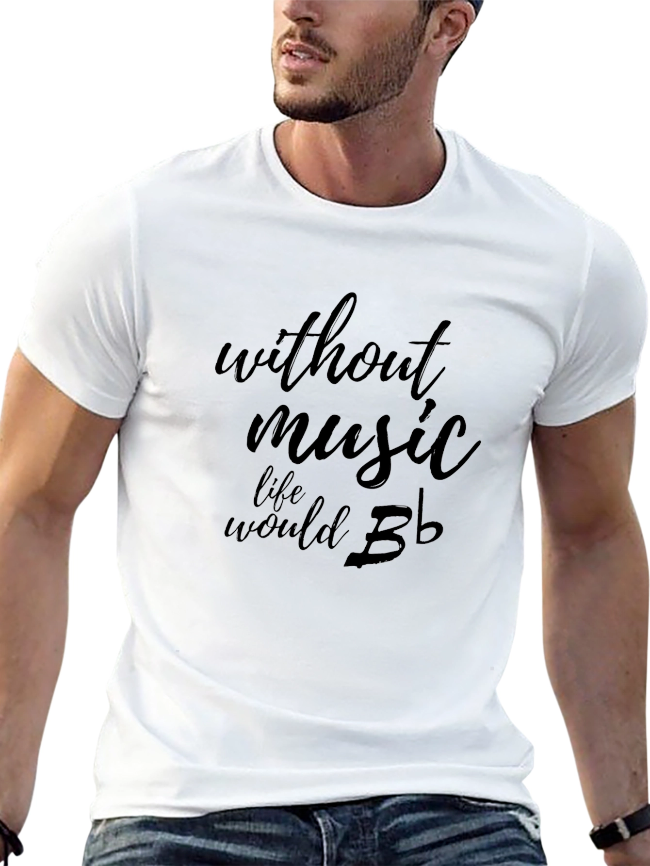 Without Music Life Would B Flat T-Shirt
