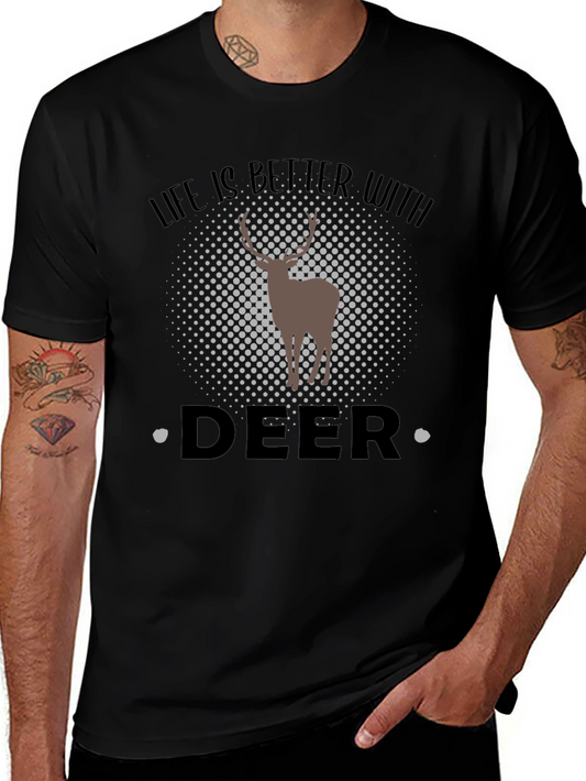Life is Better with Deer Graphic Tee
