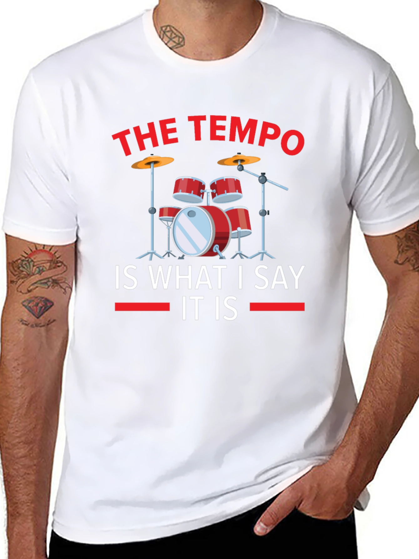 The Tempo Drummer Graphic Tee