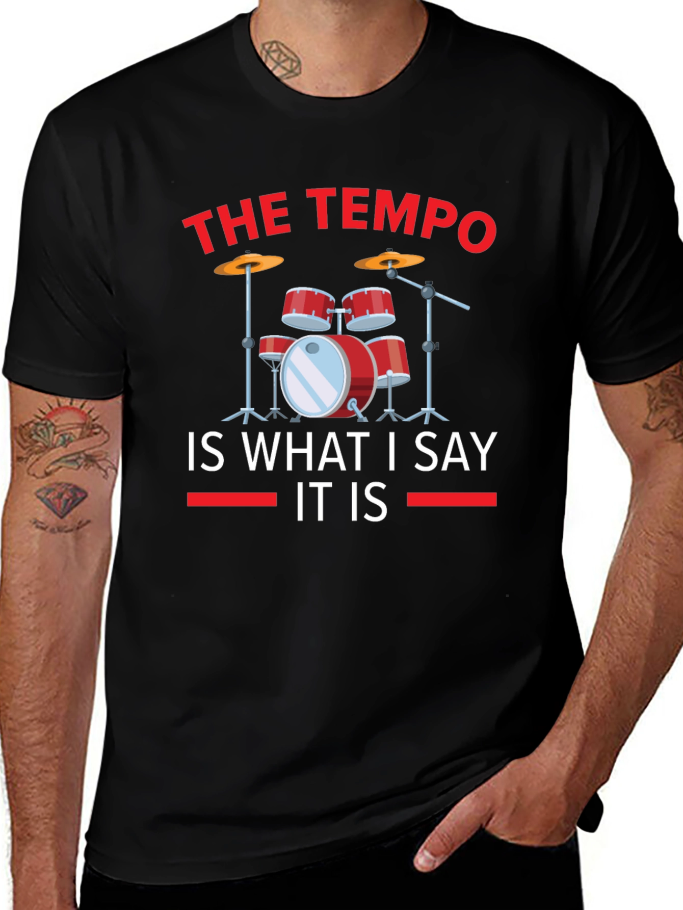 The Tempo Drummer Graphic Tee