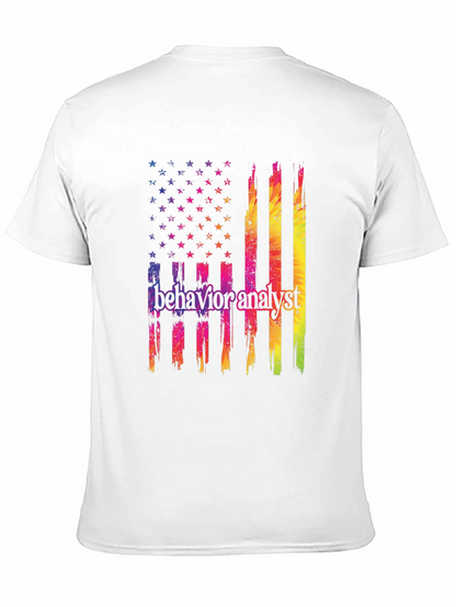 Behavior Analyst American Flag Graphic Tee