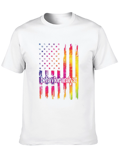 Behavior Analyst American Flag Graphic Tee