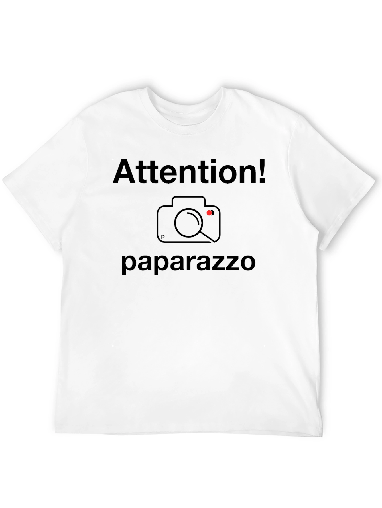 Attention! Paparazzo Graphic Tee