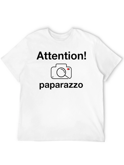 Attention! Paparazzo Graphic Tee