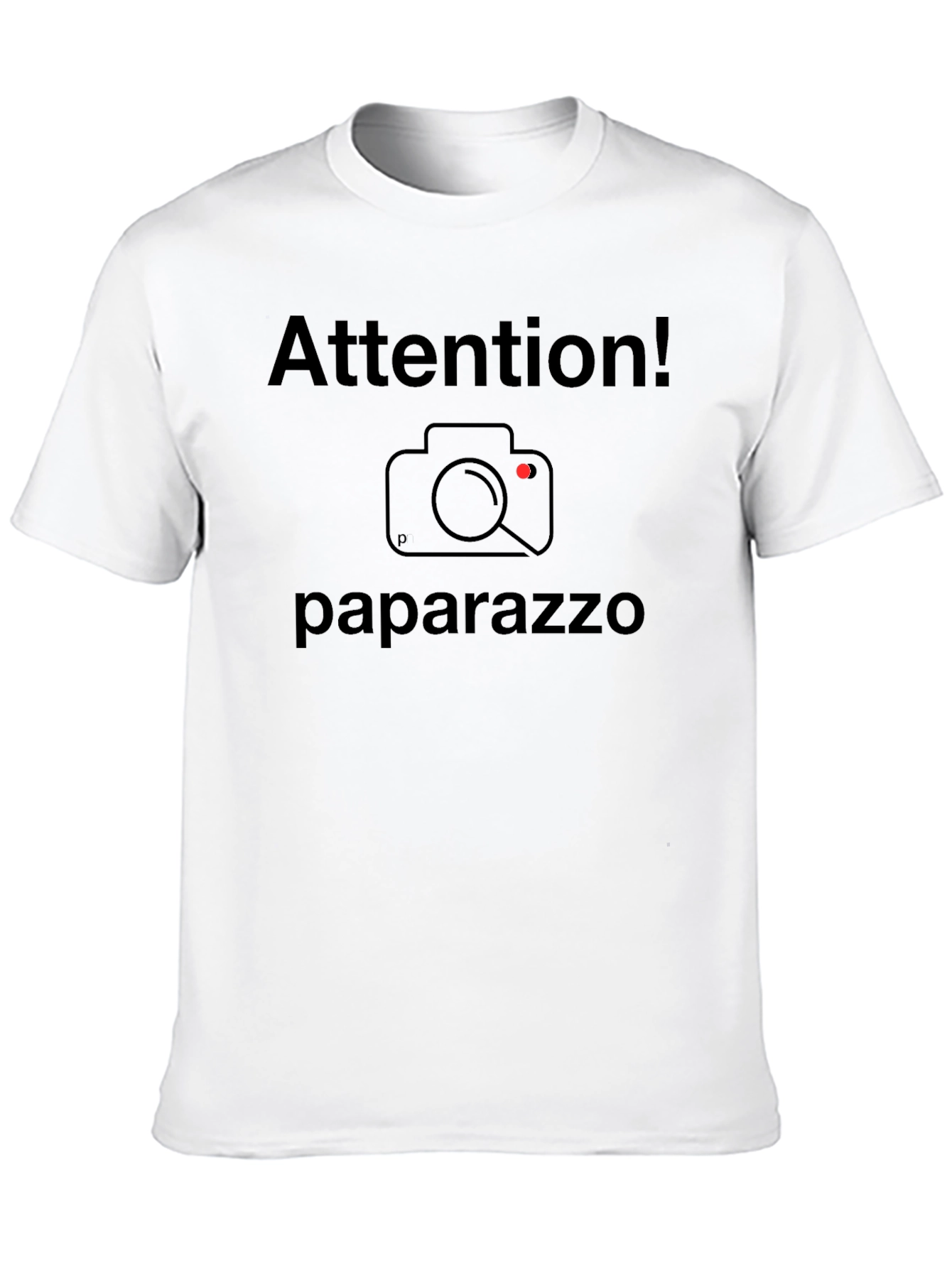 Attention! Paparazzo Graphic Tee