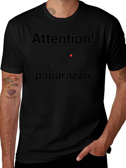 Attention! Paparazzo Graphic Tee