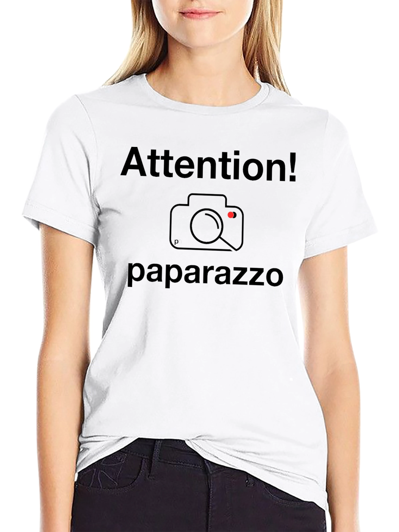 Attention! Paparazzo Graphic Tee