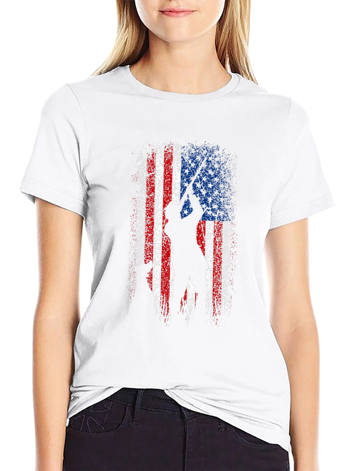 American Flag Hunter T-Shirt