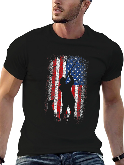 American Flag Hunter T-Shirt