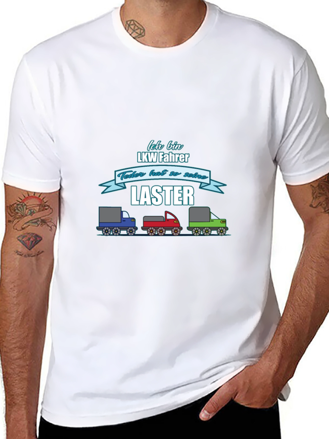 LKW Fahrer Cartoon Truck T-Shirt