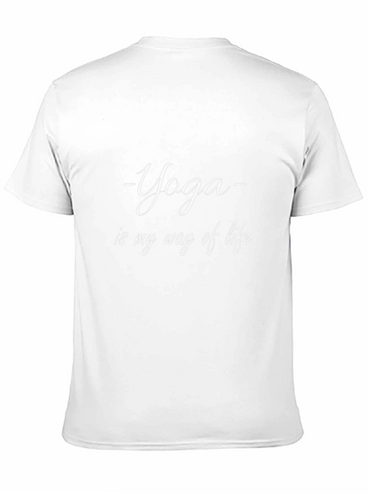 Yoga is My Way of Life Black T-Shirt