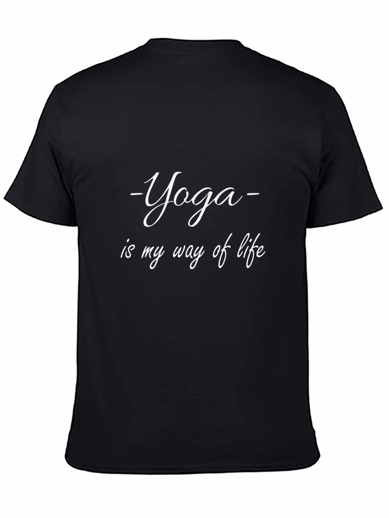 Yoga is My Way of Life Black T-Shirt