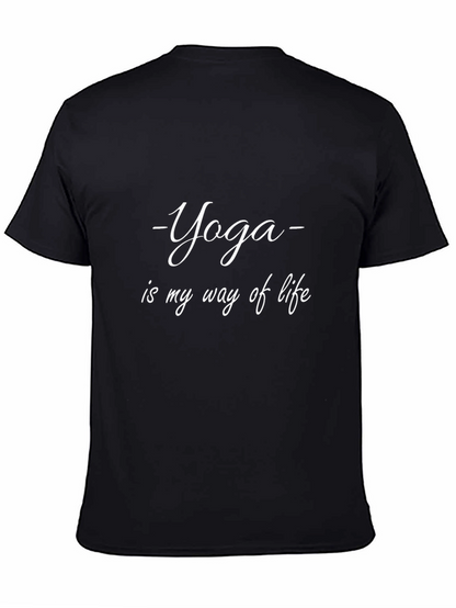 Yoga is My Way of Life Black T-Shirt