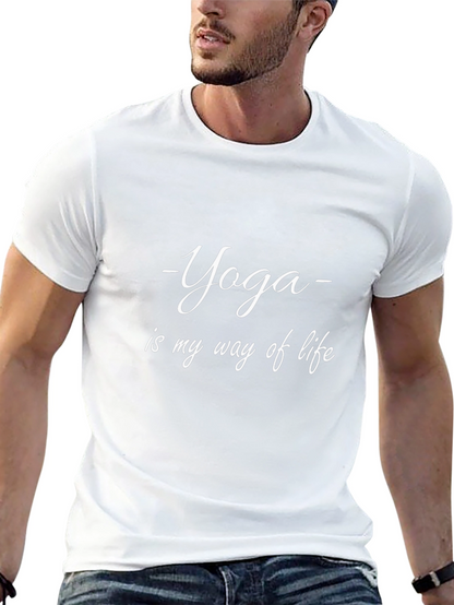 Yoga is My Way of Life Black T-Shirt