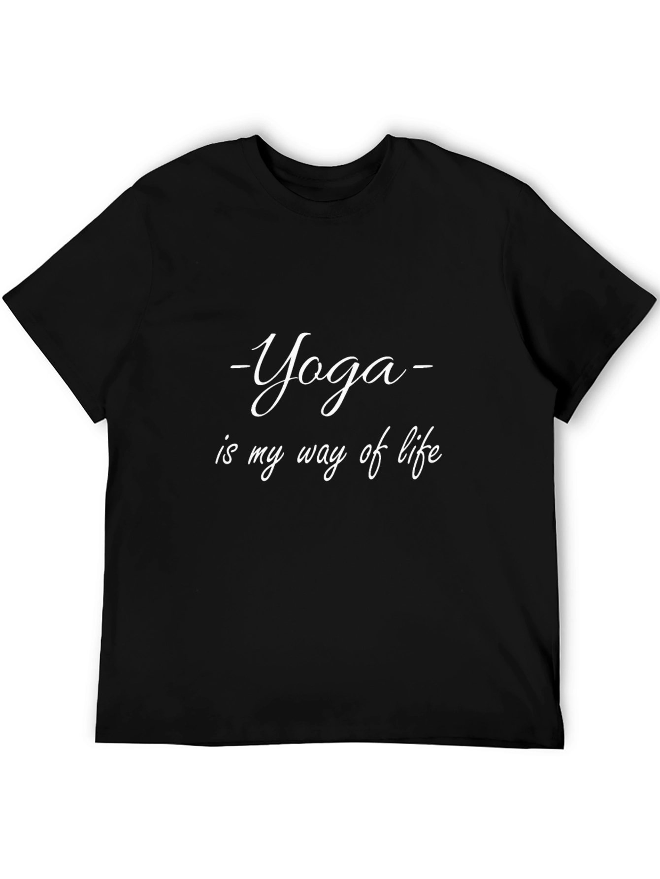Yoga is My Way of Life Black T-Shirt