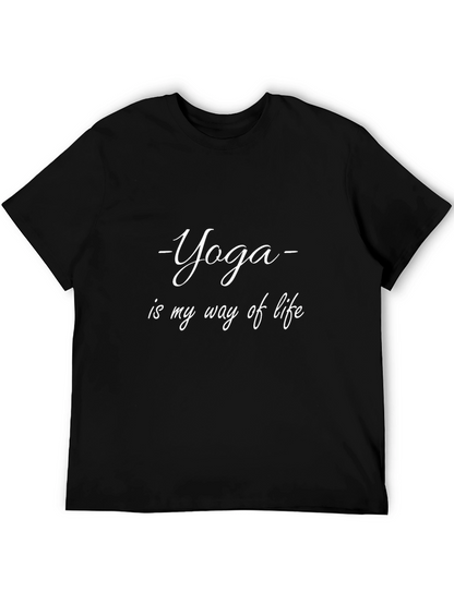 Yoga is My Way of Life Black T-Shirt