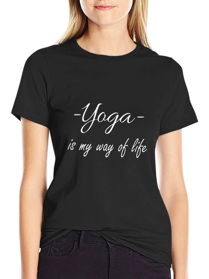 Yoga is My Way of Life Black T-Shirt