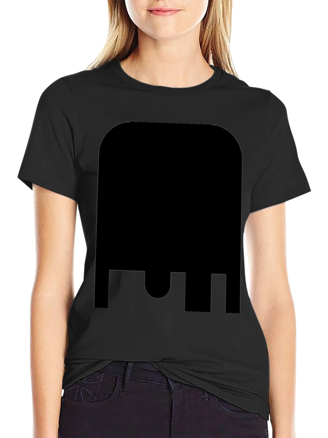 Bold Graphic Tee - Black