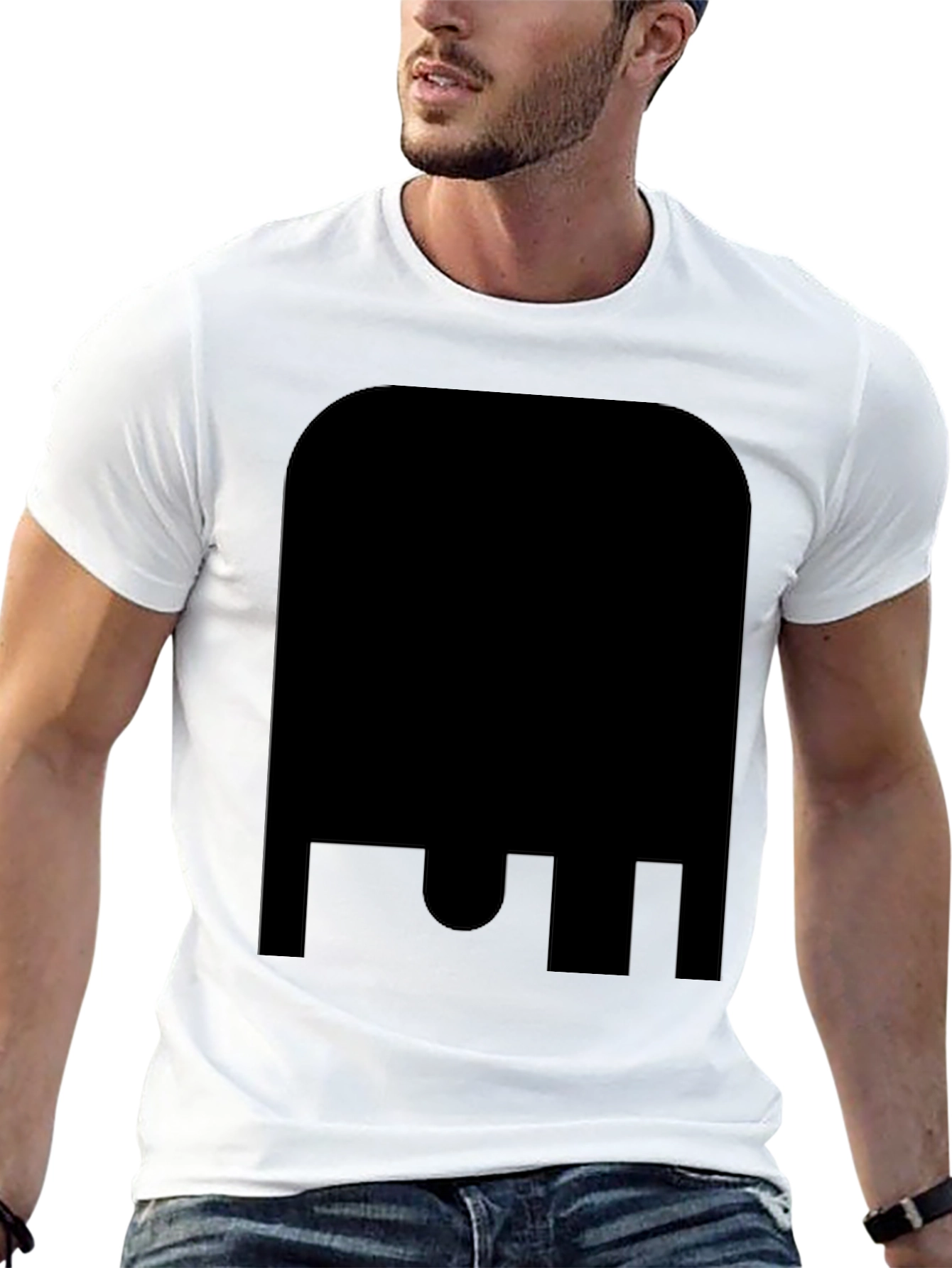 Bold Graphic Tee - Black