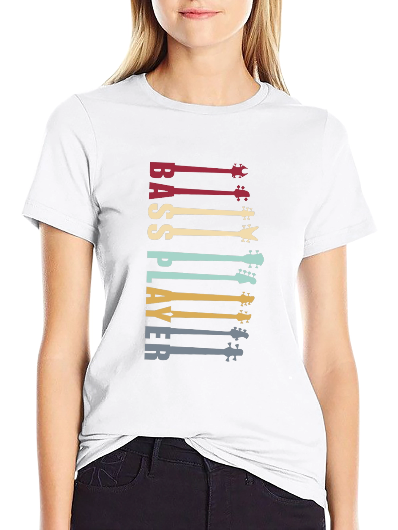 Bass Player Guitar T-Shirt - Music Lover Tee