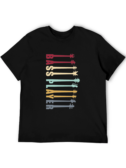 Bass Player Guitar T-Shirt - Music Lover Tee