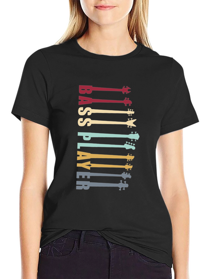 Bass Player Guitar T-Shirt - Music Lover Tee