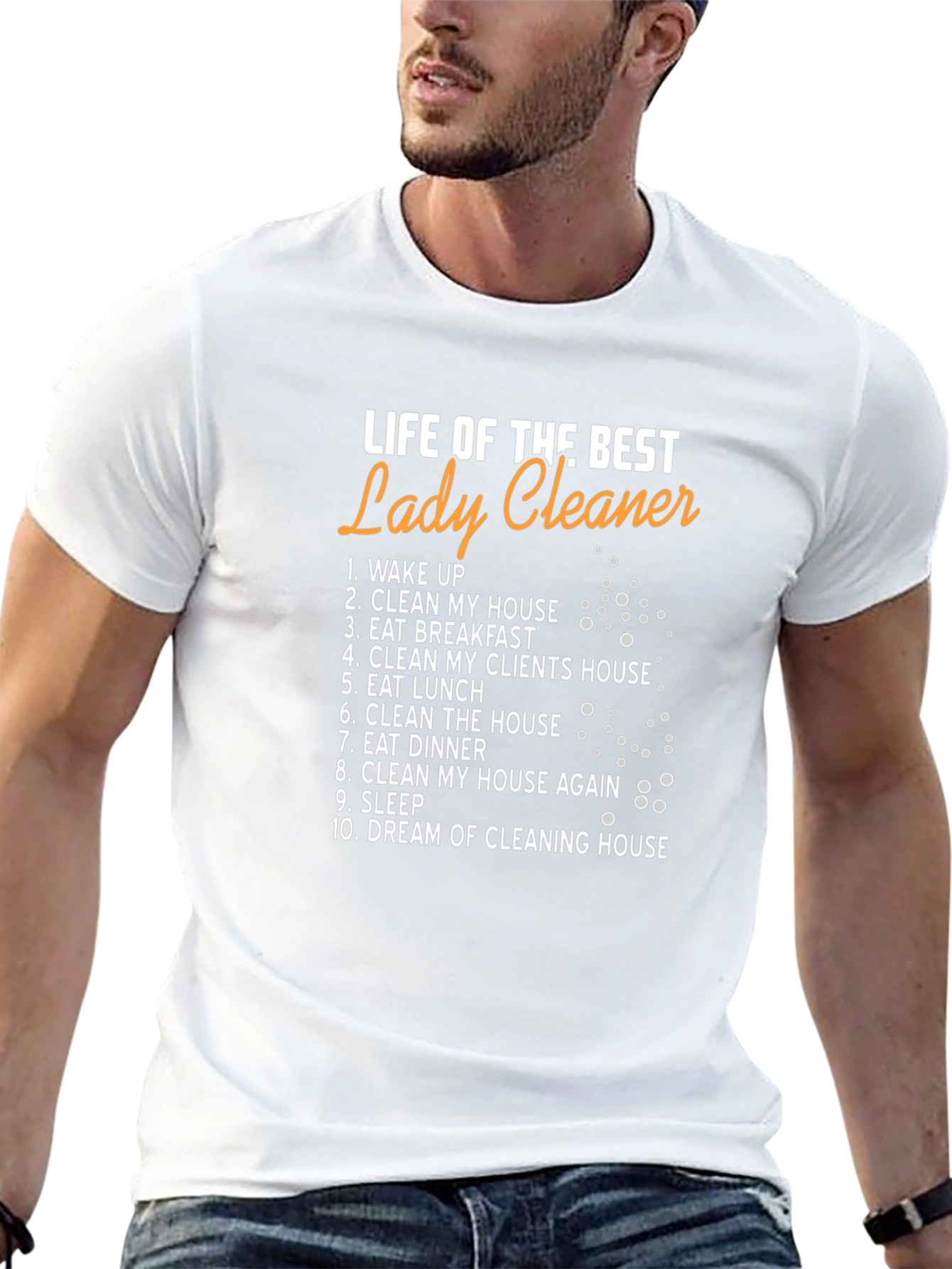 Life of the Best Lady Cleaner T-Shirt