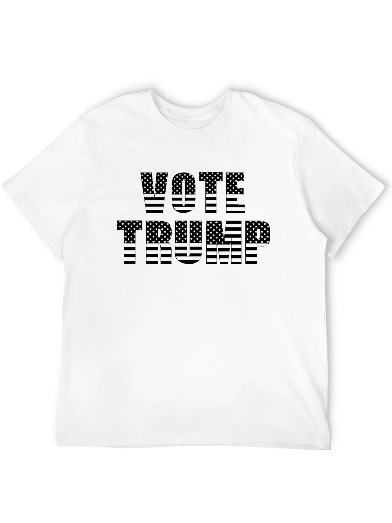 Vote Trump American Flag Graphic T-Shirt
