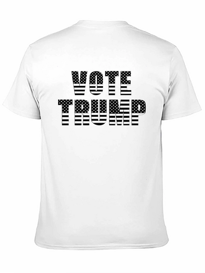 Vote Trump American Flag Graphic T-Shirt