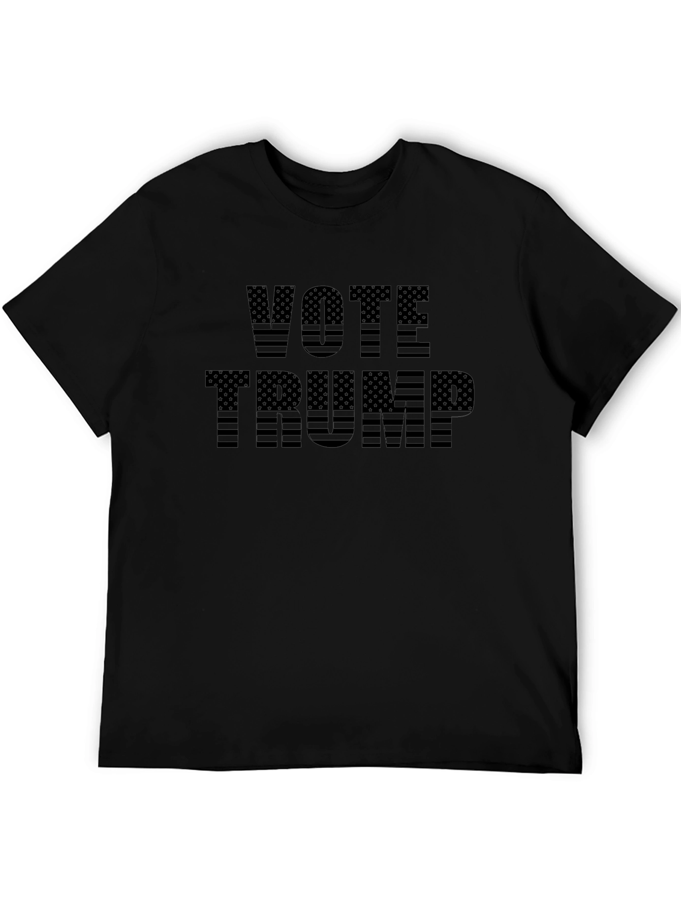 Vote Trump American Flag Graphic T-Shirt
