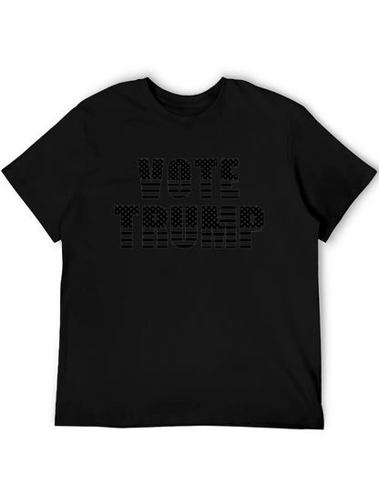 Vote Trump American Flag Graphic T-Shirt