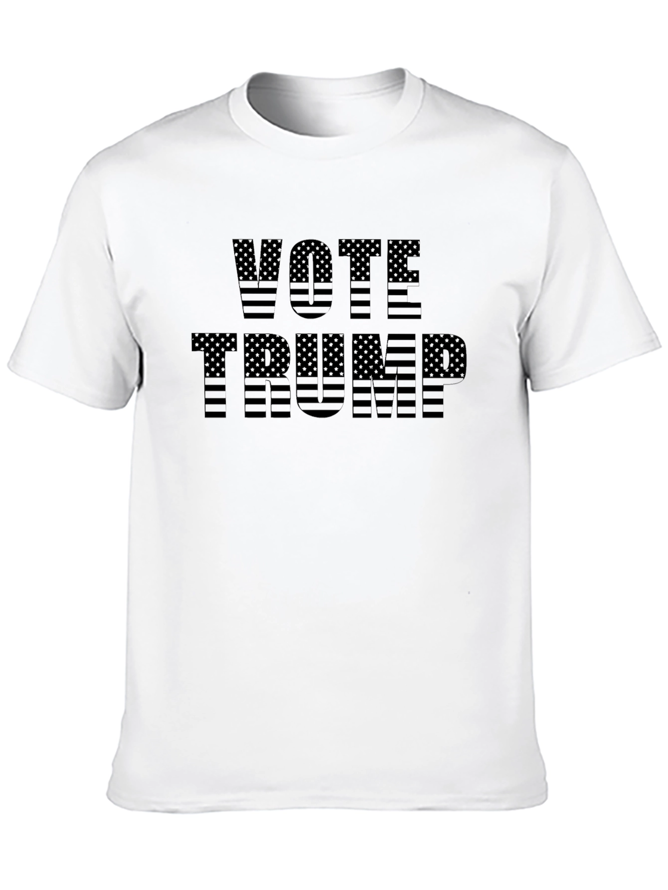 Vote Trump American Flag Graphic T-Shirt