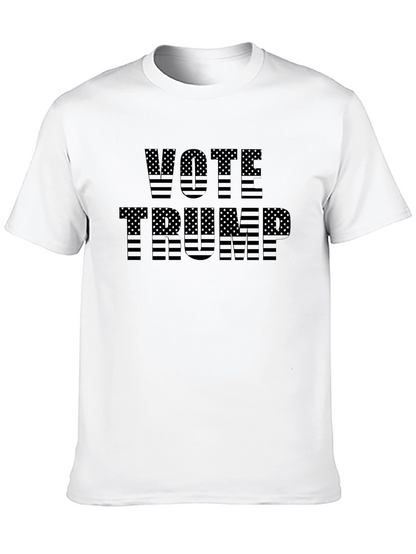 Vote Trump American Flag Graphic T-Shirt
