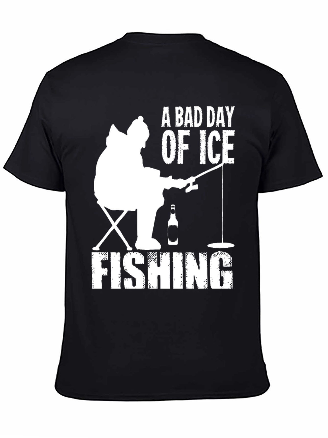 A Bad Day of Ice Fishing Graphic T-Shirt