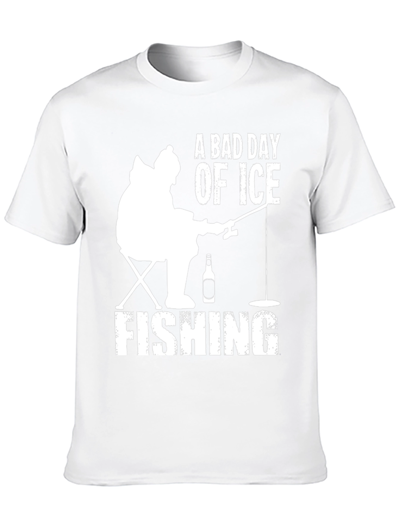 A Bad Day of Ice Fishing Graphic T-Shirt