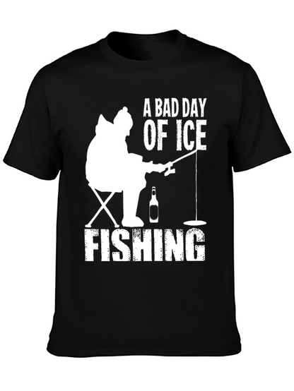 A Bad Day of Ice Fishing Graphic T-Shirt