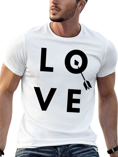 LOVE Compass Arrow Mens T-Shirt