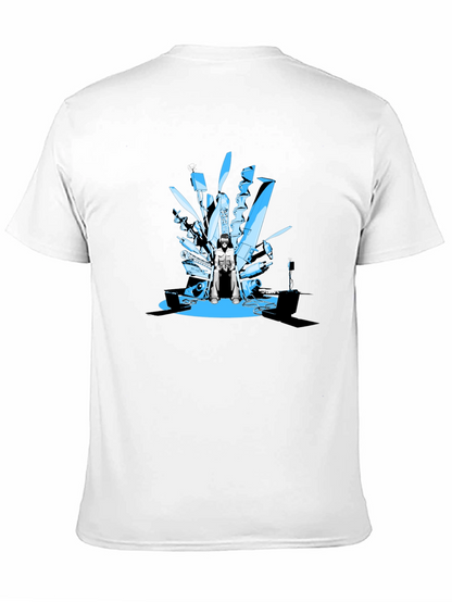 Tech Throne Black T-Shirt - Unique Graphic Design