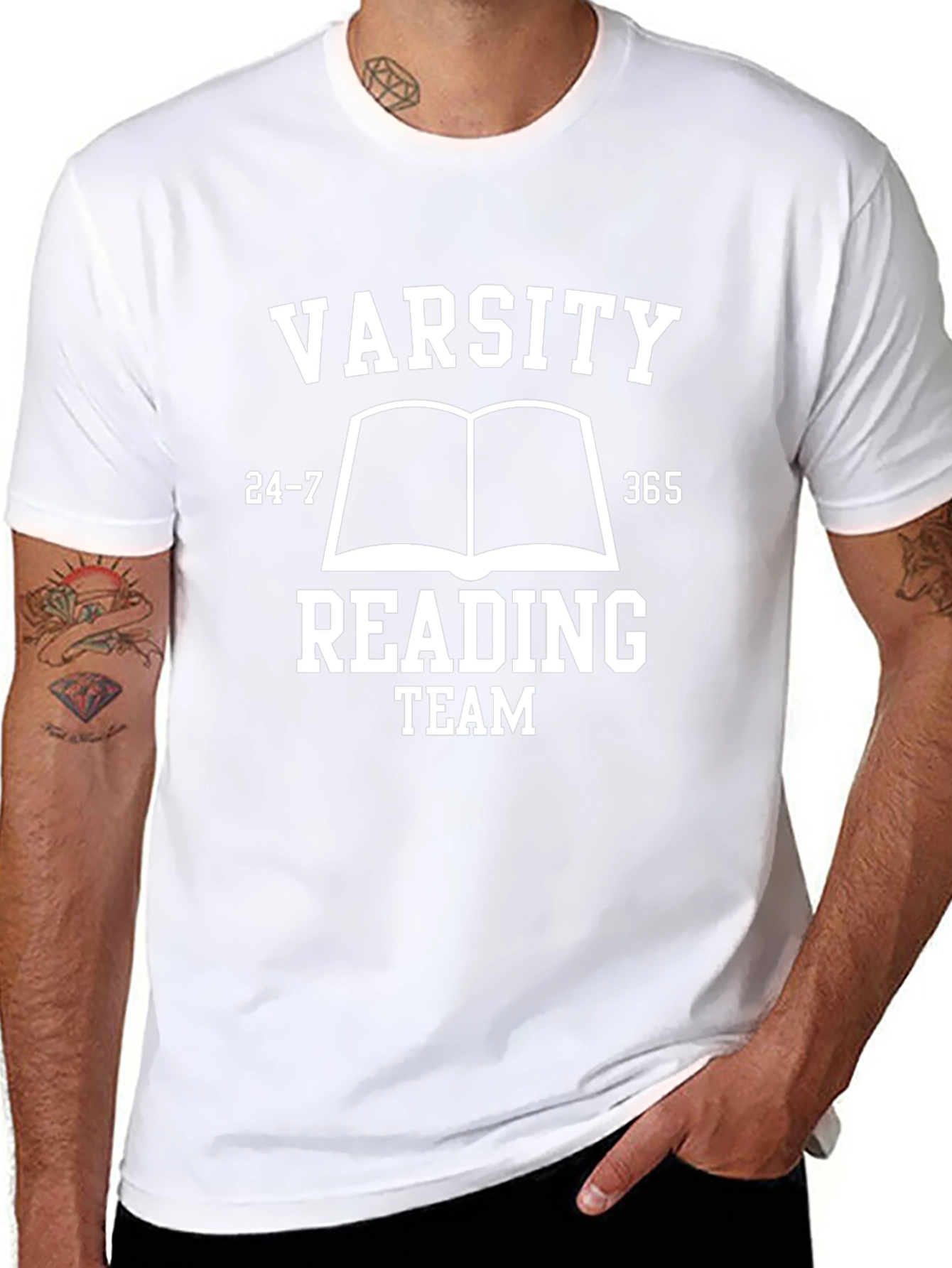 Varsity Reading Team T-Shirt - Black