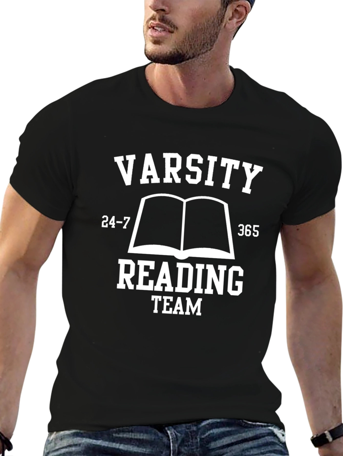 Varsity Reading Team T-Shirt - Black