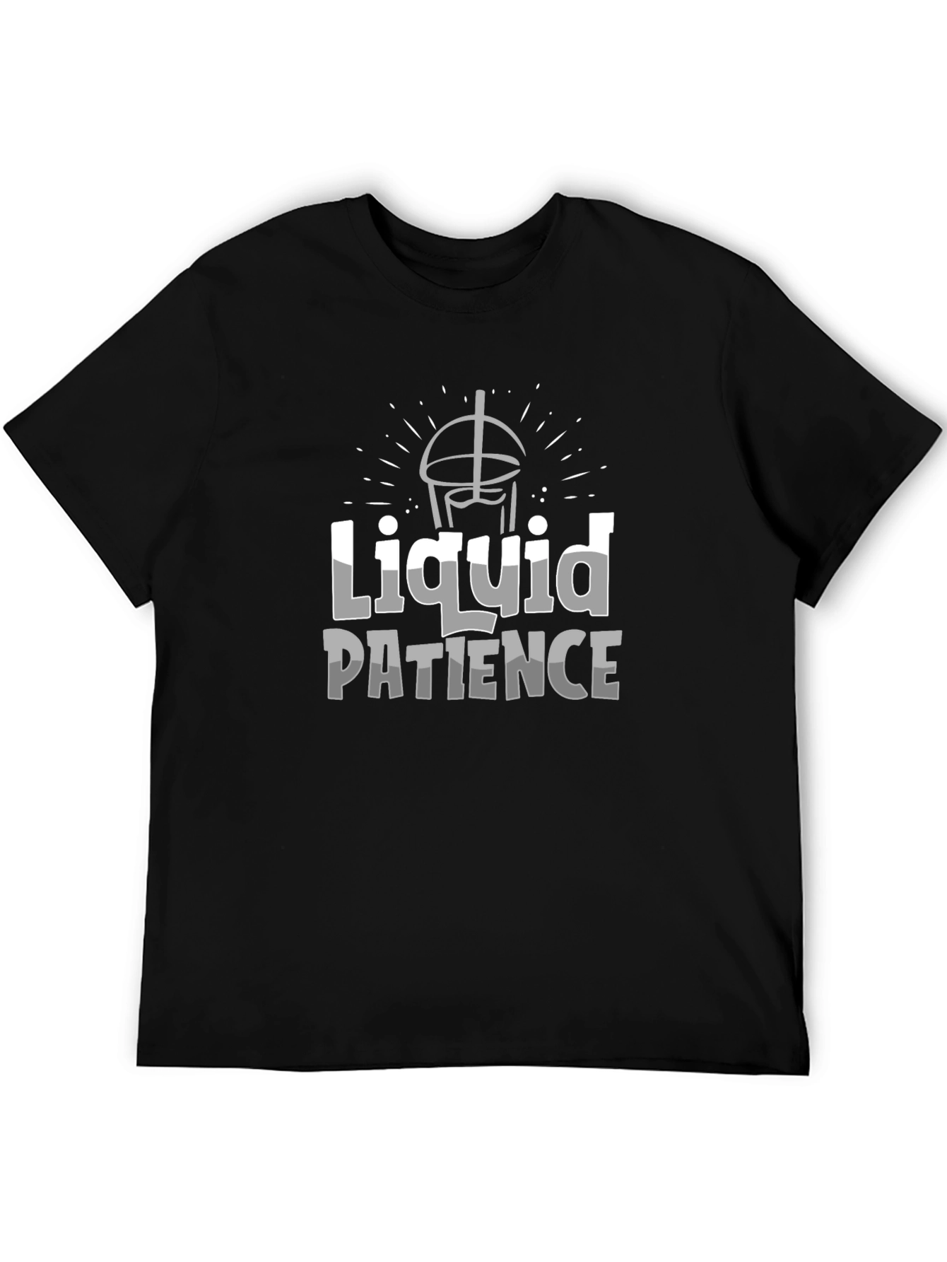 Liquid Patience Black T-Shirt