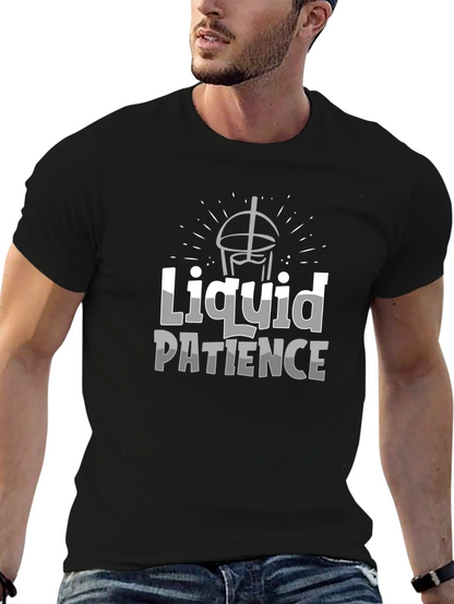 Liquid Patience Black T-Shirt