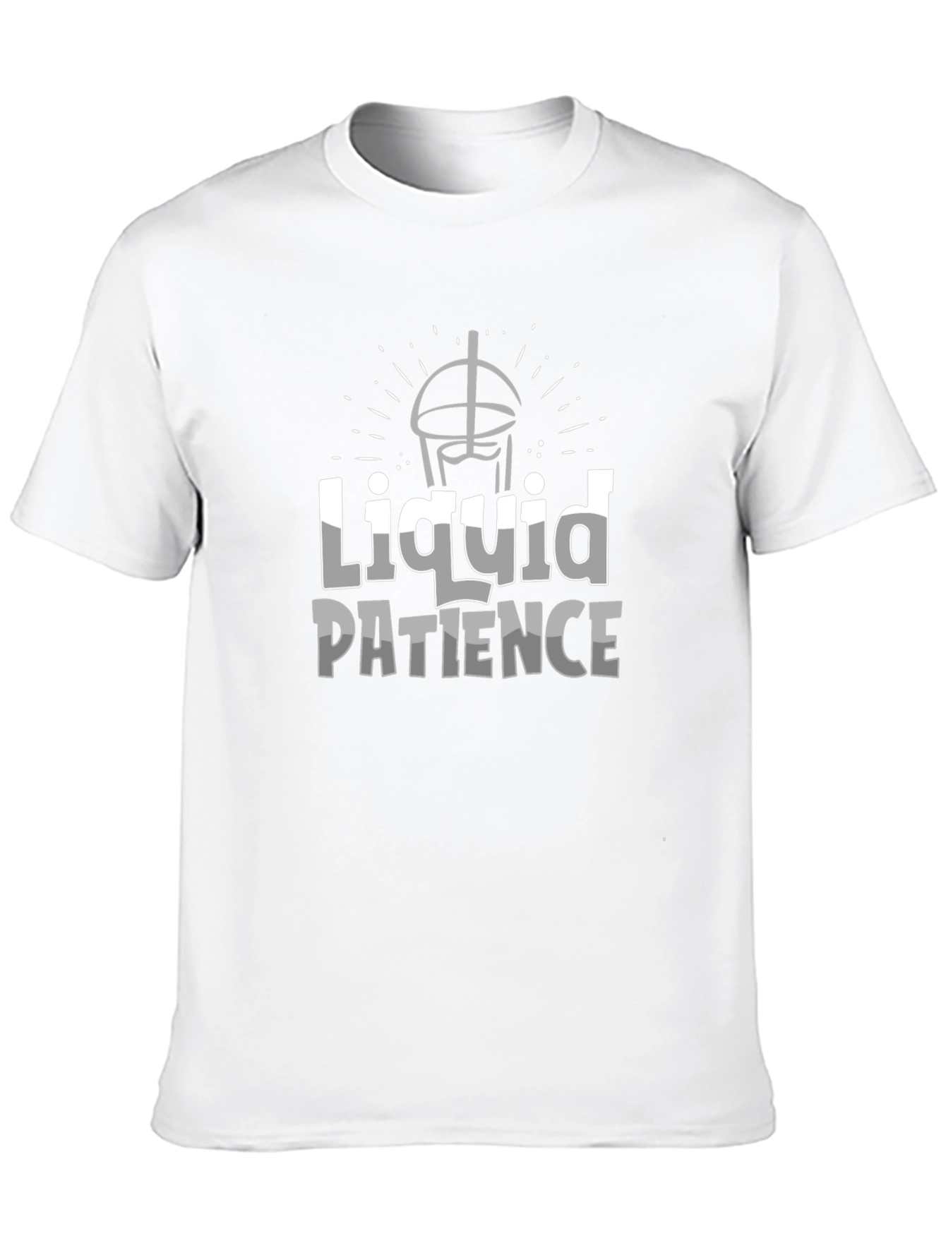 Liquid Patience Black T-Shirt