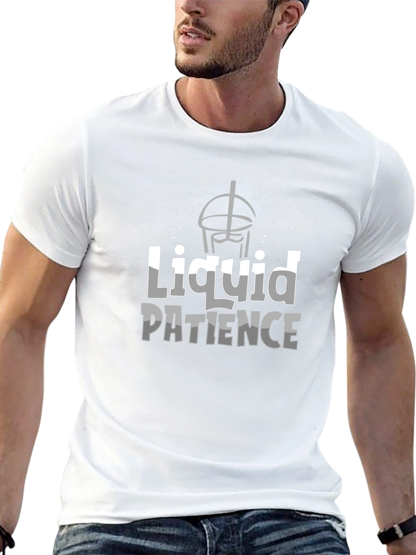 Liquid Patience Black T-Shirt